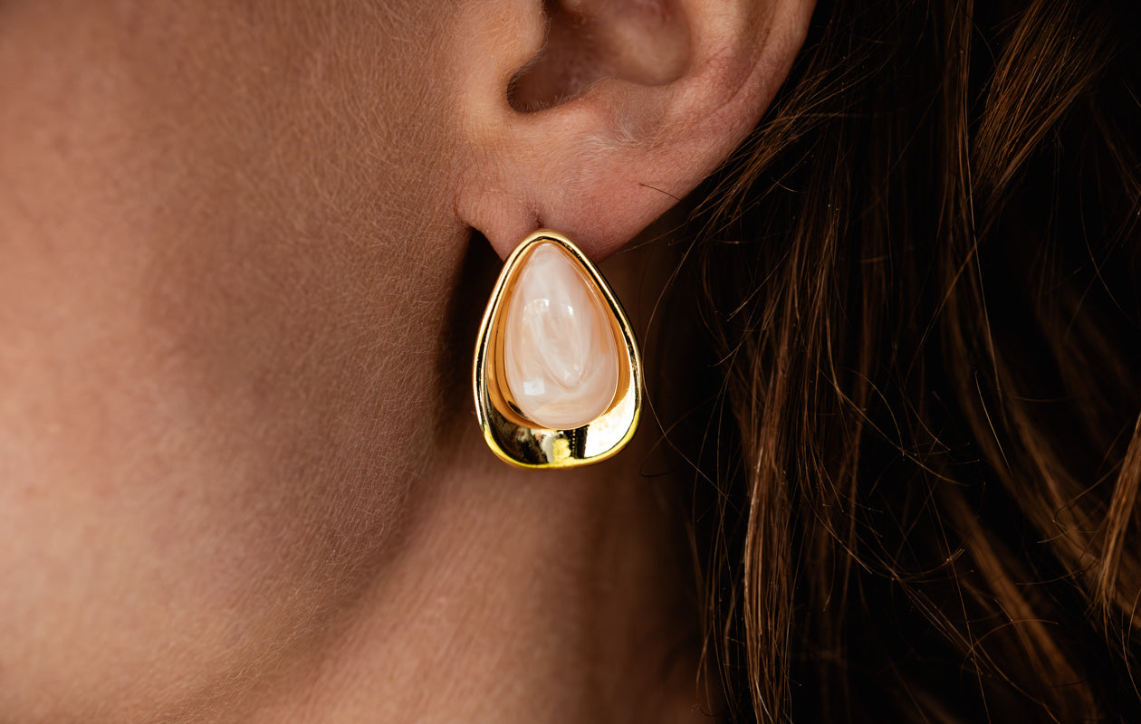 Maison d'Oro - Oorbellen Yara Roze