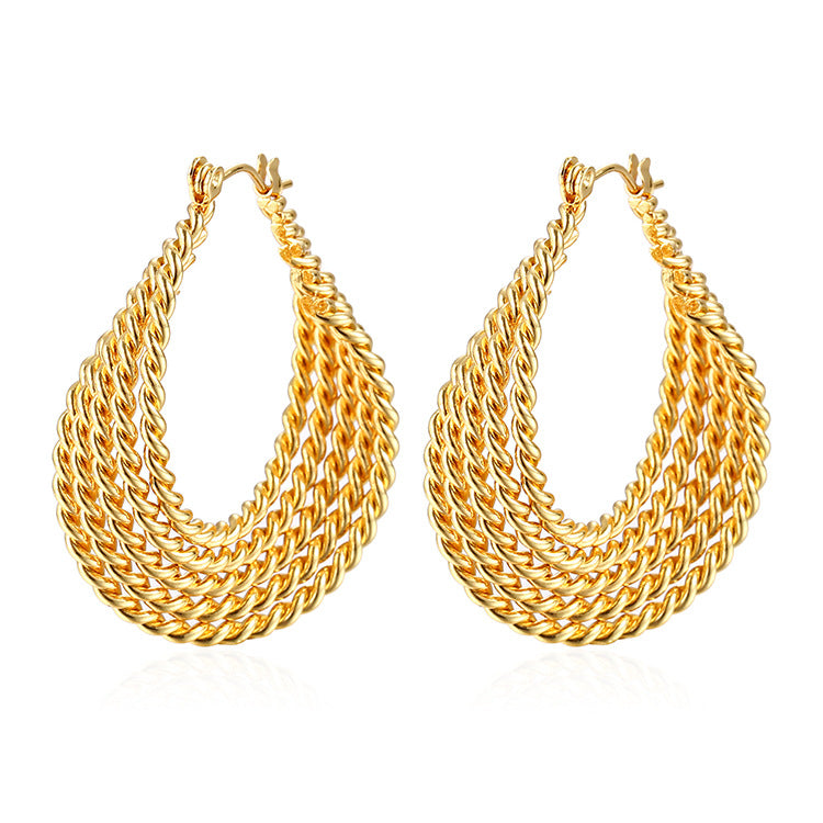 Maison d'Oro - Oorbellen Leontine Goud